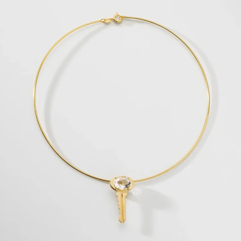 Colar Chave Mestra com Gargantilha