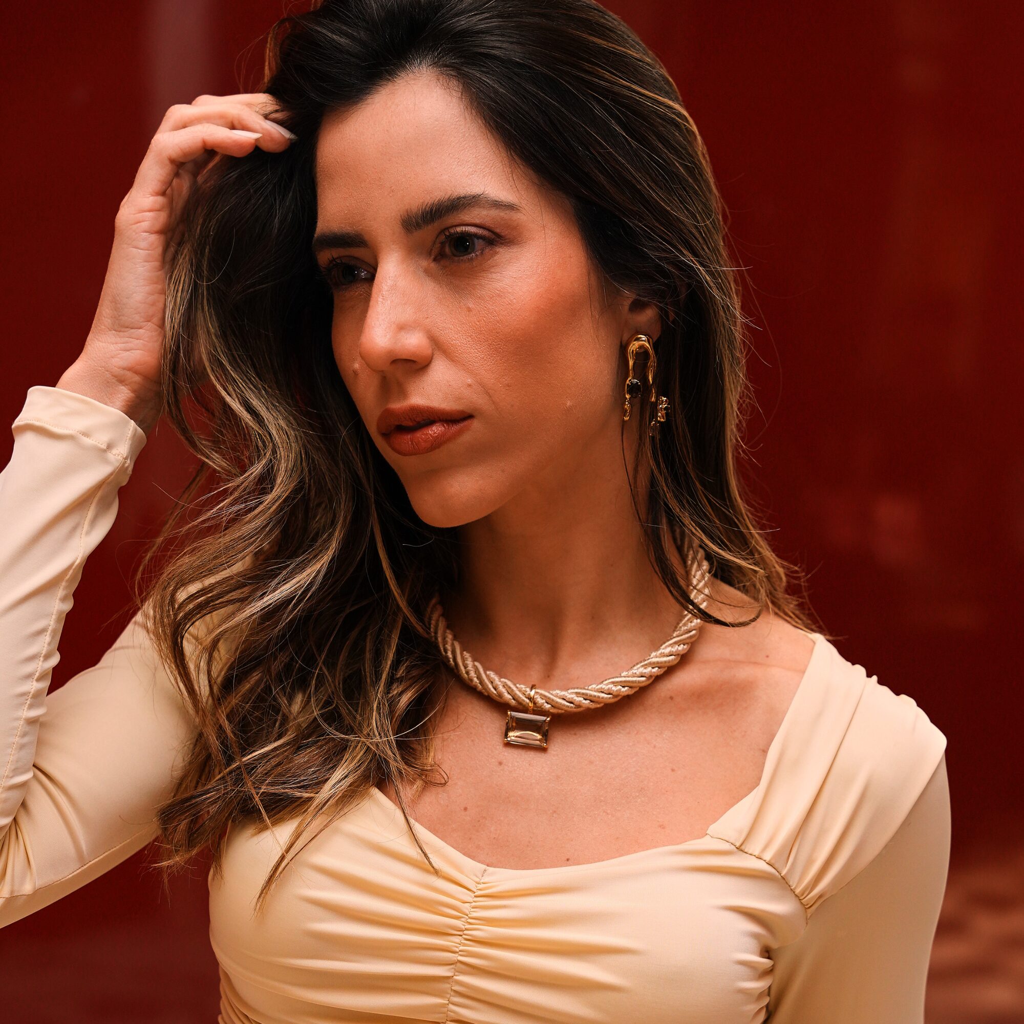 Colar Nude com Quartzo - Imagem 6