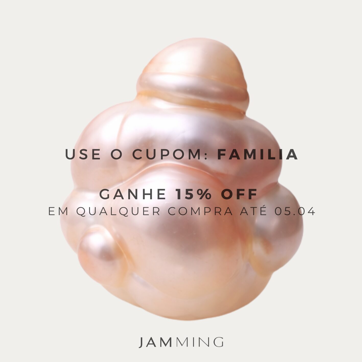 Brinco Cléo com Quartzo Fumê - Imagem 4